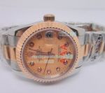Replica Rolex Datejust Champagne Dial Two Tone Watch 36MM